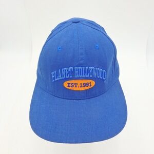 Vintage Planet Hollywood Niagara Falls Embroidered Blue Hat/Cap Strap Back‎